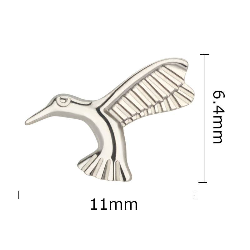 Titanium Grave Seagull Internally Threaded Top