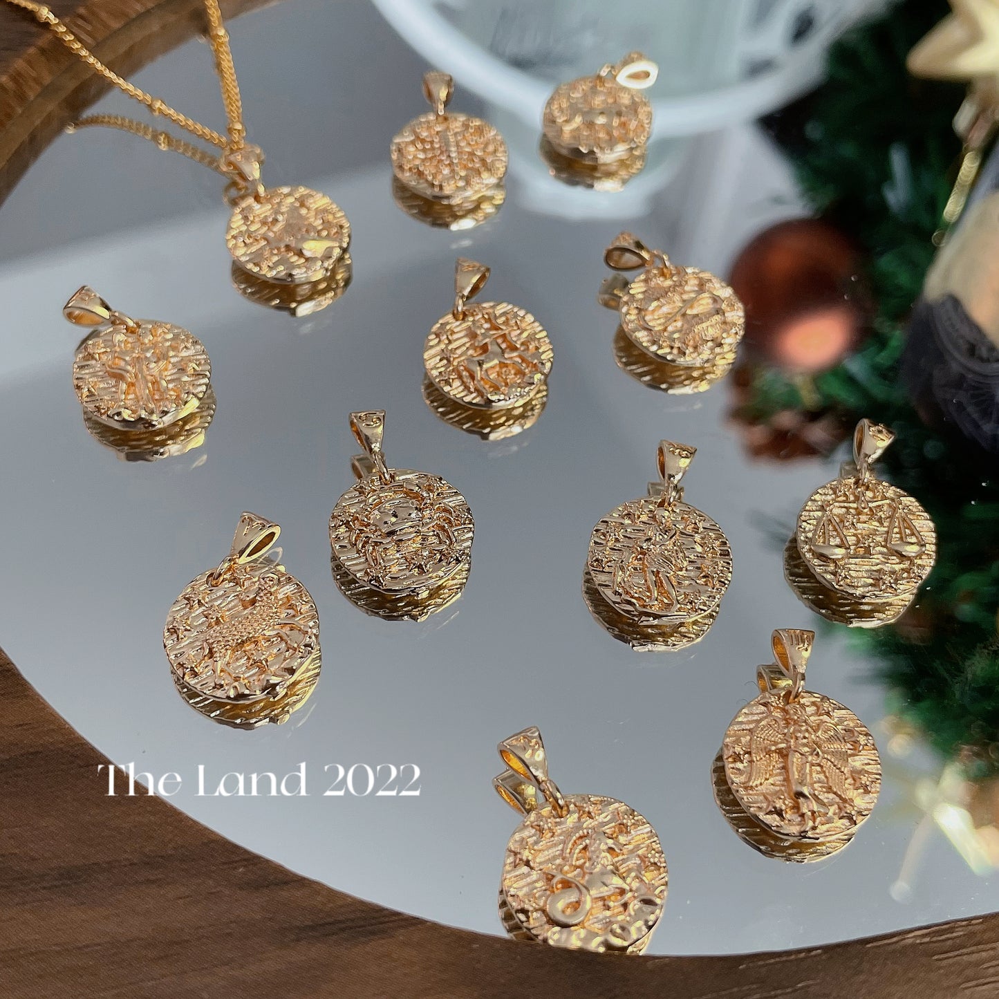 18K Golden 12 constellations Handmade Necklace