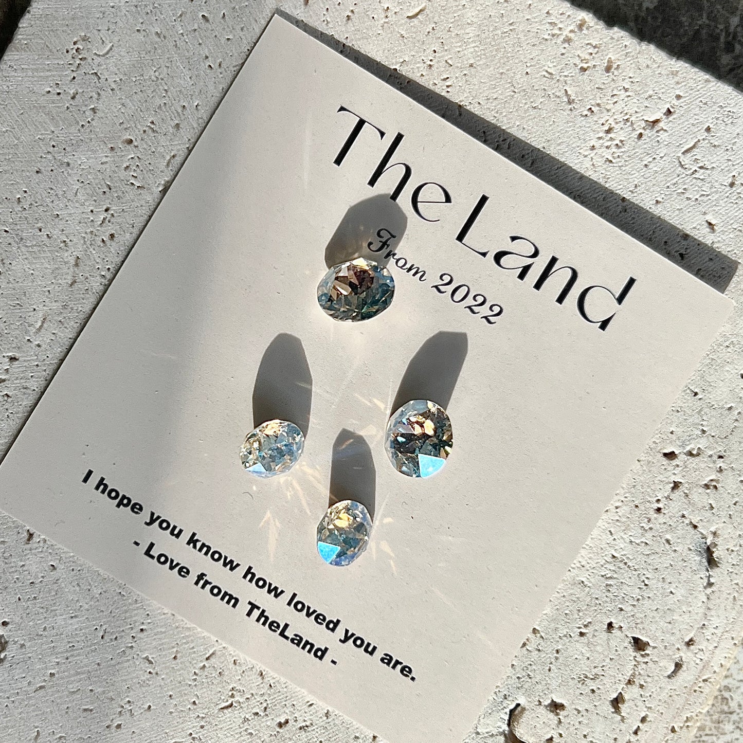 Moonlight Swarovski Crystal Studs | Mini Crystal Earrings| Everyday studs